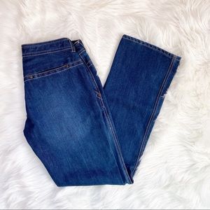 French Connection Bootcut blue jeans with zip fly